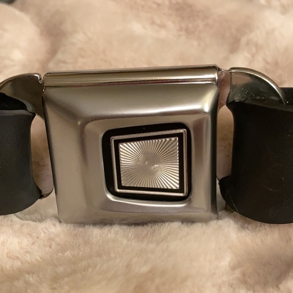 Vintage 90’s bottle cap seat belt belt - Picture 4 of 7